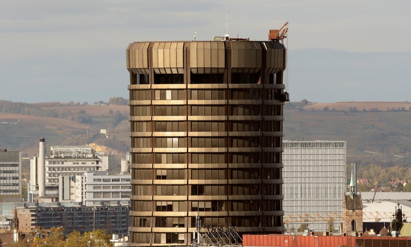 FILE PHOTO: Headquarters of the Bank for International Settlements are seen in Basel