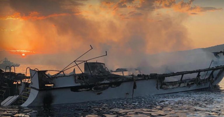 Dive boat owner says crew tried to save passengers from deadly fire
