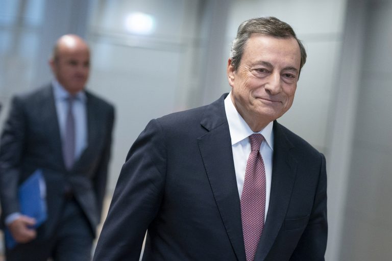 ECB’s Draghi backs France’s calls for further euro integration