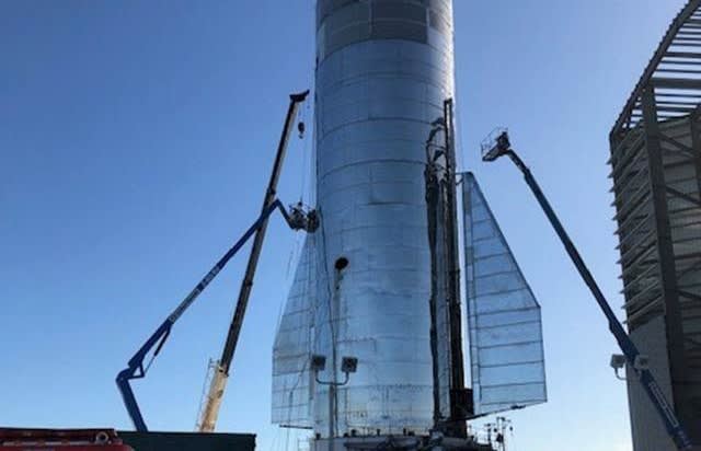 Elon Musk shows off SpaceX’s first Starship rocket as it comes together in Texas