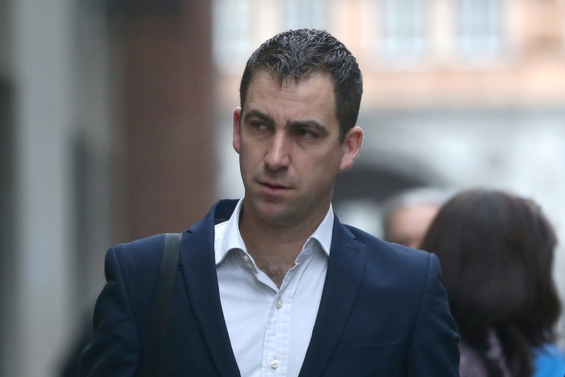 Brendan Cox, husband of murdered MP Jo Cox arrives the Old Bailey courthouse in London, Britain