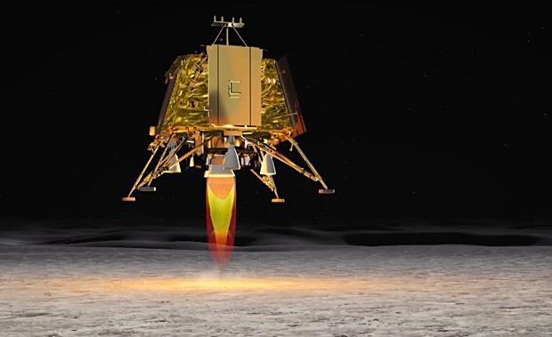 Indian spacecraft attempts historic moon landing today