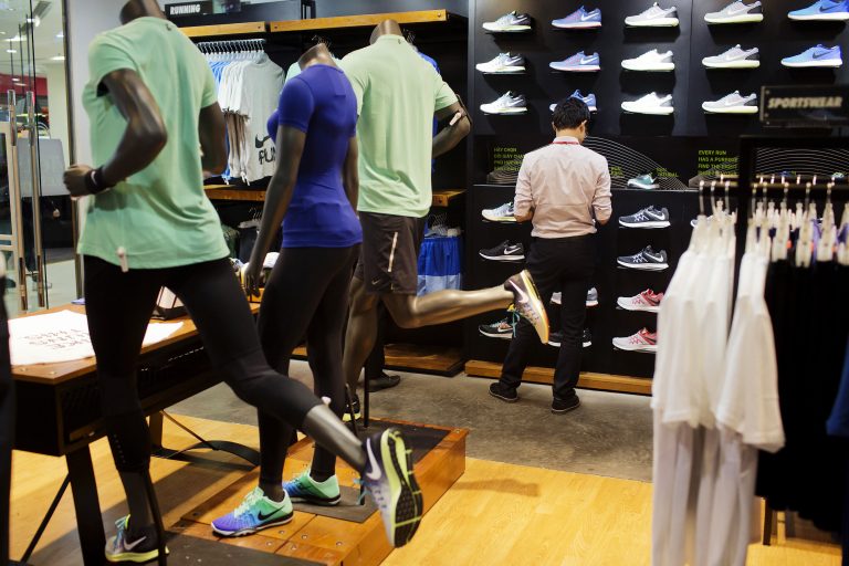 Nike traders bet the athleisure stock will climb 8% in the next month