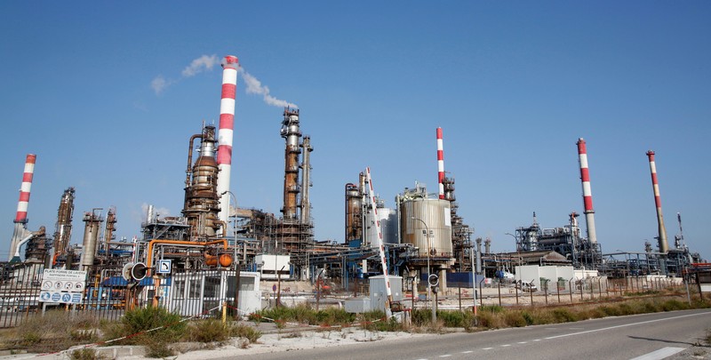 FILE PHOTO: General view of the Fos-Lavera oil hub near Marseille