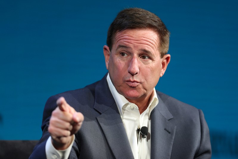 FILE PHOTO: Mark Hurd, CEO of Oracle Corporation, speaks at the Wall Street Journal Digital conference in Laguna Beach