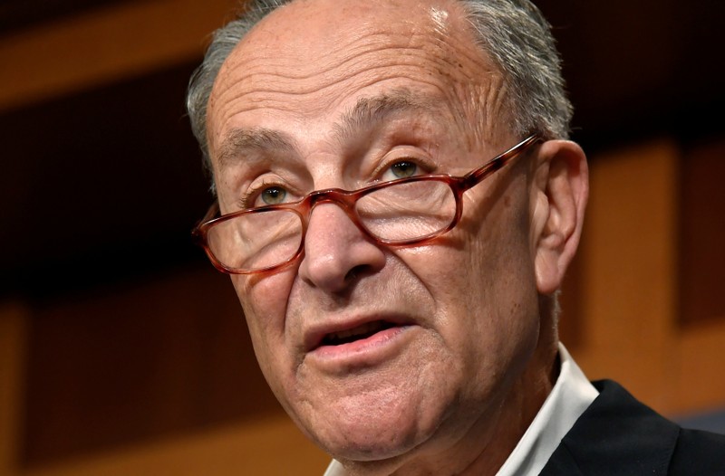 FILE PHOTO: Senate Minority Leader Schumer remarks on Midterm Election results