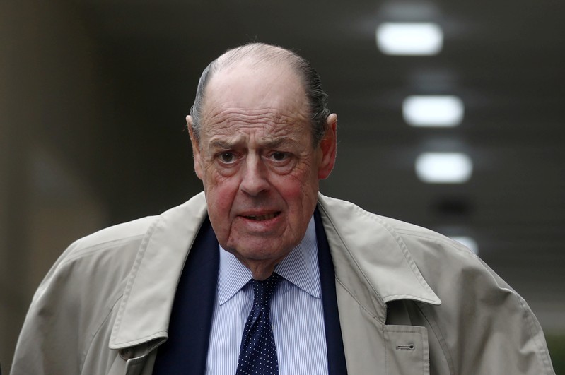 FILE PHOTO: FILE PHOTO: Conservative Member of Parliament Nicholas Soames walks in Westminster, in London
