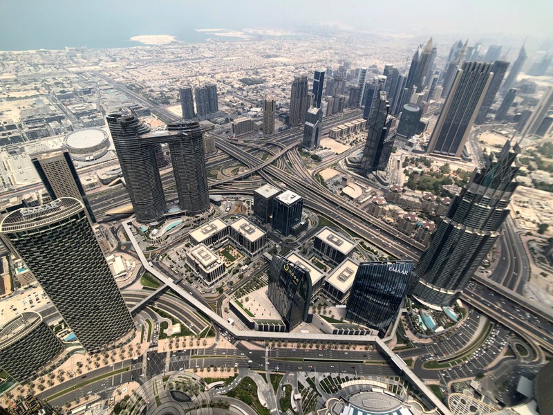 FILE PHOTO: General view of Dubai from Burj Al khalifa in Dubai