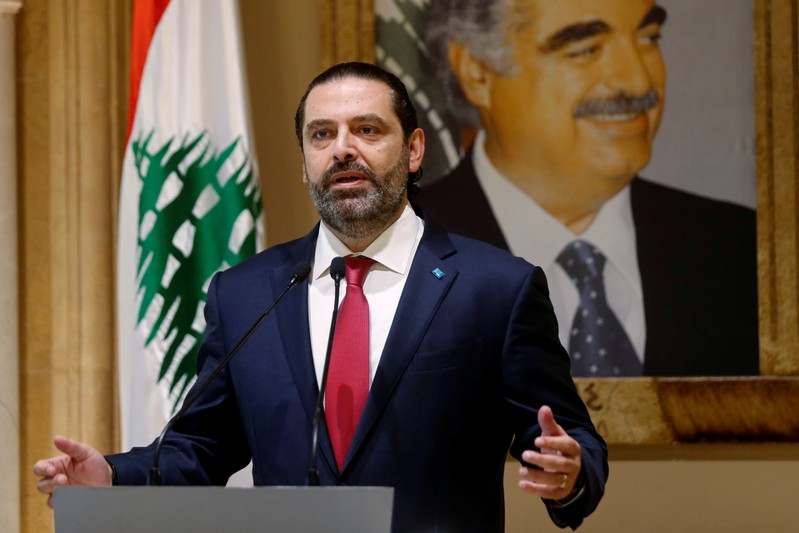 FILE PHOTO: Lebanon's Prime Minister Saad al-Hariri speaks during a news conference in Beirut