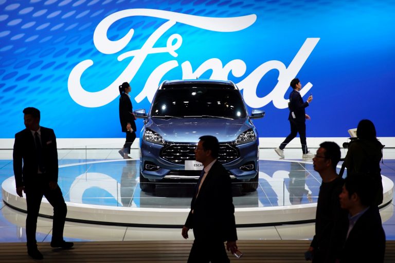 Ford’s shares slide on lower year-end guidance, weak demand in China