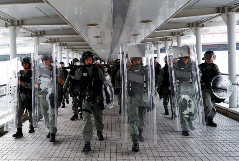 Hong Kong metro system to remain shut as city reels from night of violent protests