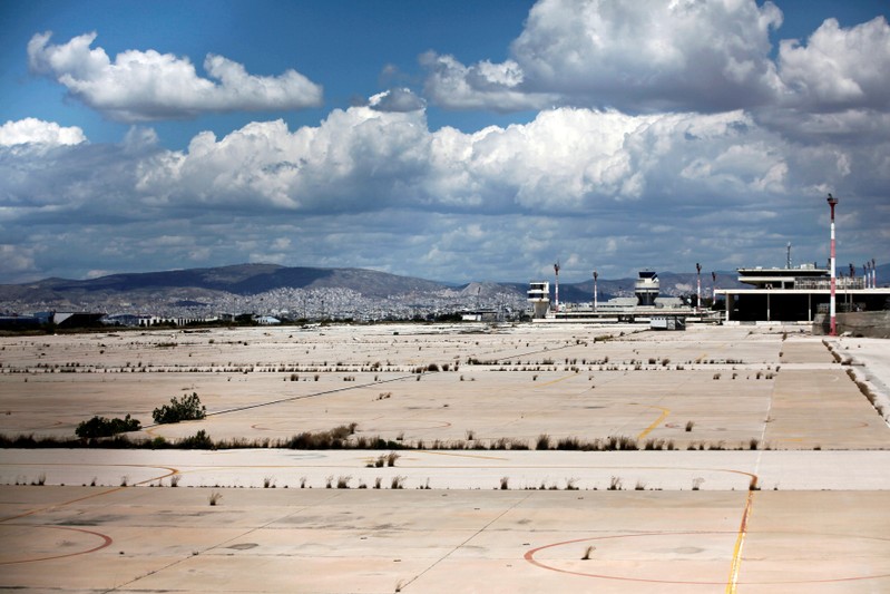 FILE PHOTO: A general view shows the old Athens' airport at Hellenikon suburb, southwest of Athens