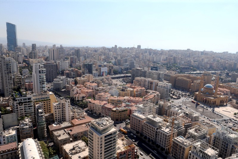 FILE PHOTO: A general view of Beirut central district