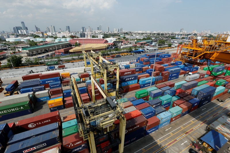 FILE PHOTO: A view of the port of Bangkok in Thailand
