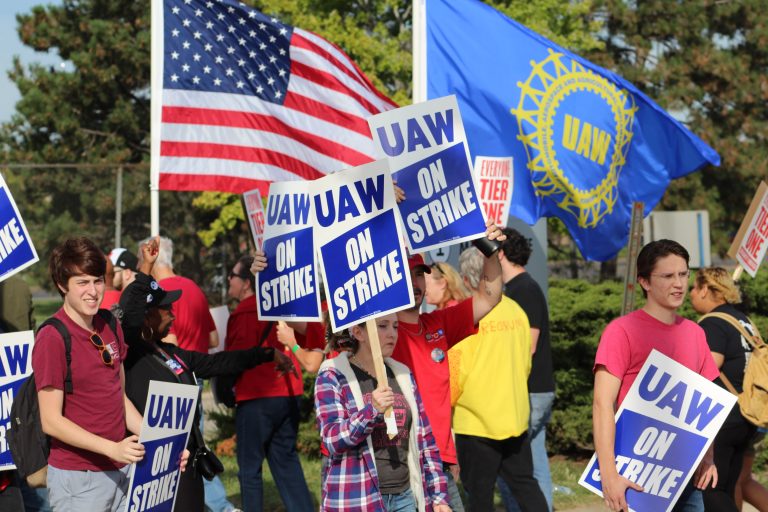 UAW sees ‘good progress’ on key issues to try to resolve GM strike