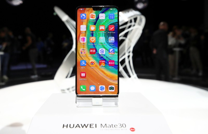 FILE PHOTO: Richard Yu, CEO of Huawei's consumer business group, launches the Mate 30 smartphone range in Munich