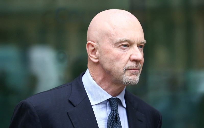 Former Barclays banker Roger Jenkins leaves Westminster Magistrates Court in London