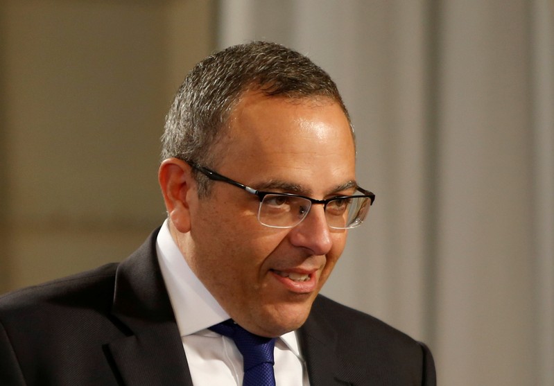 FILE PHOTO: Keith Schembri, Chief of Staff in the office of Malta's Prime Minister Joseph Muscat, arrives for a joint news conference between Muscat and President of the European Council Donald Tusk in Valletta