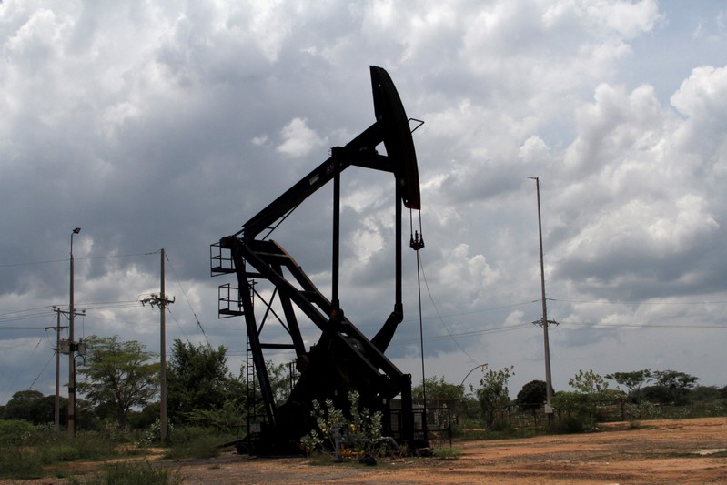 FILE PHOTO: Oil pumpjack is seen in La Canada de Urdaneta