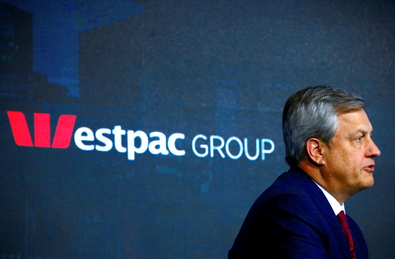 FILE PHOTO: Australia's Westpac Banking Corp's CEO Brian Hartzer speaks during a media conference in Sydney
