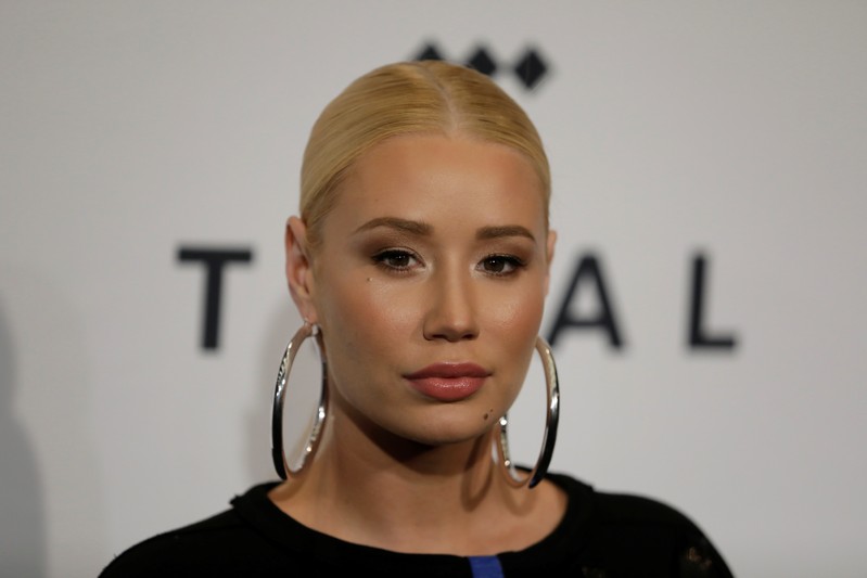 FILE PHOTO: Iggy Azalea arrives for the TIDAL X benefit concert in New York