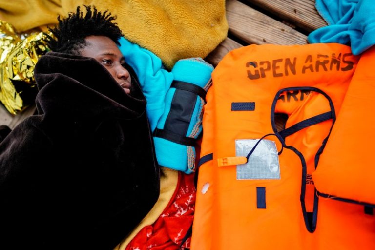 Spanish rescue ship stranded off Italy with 73 African migrants on board