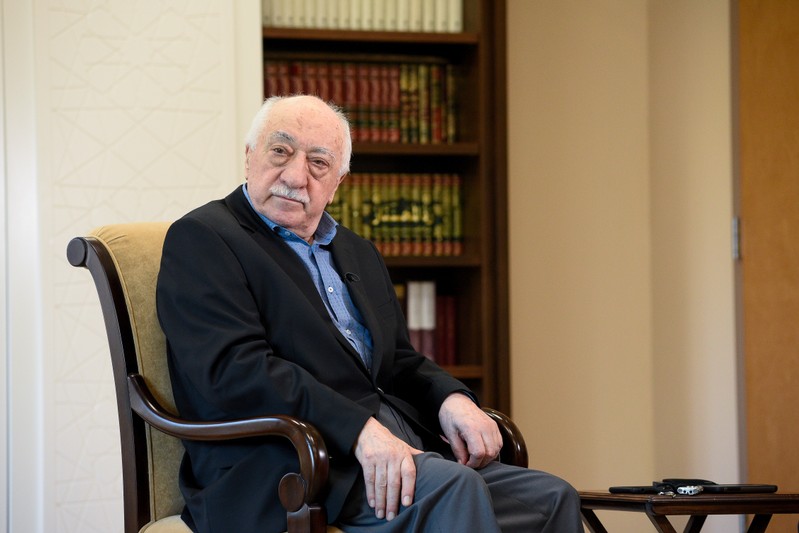 FILE PHOTO: U.S.-based cleric Fethullah Gulen at his home in Saylorsburg