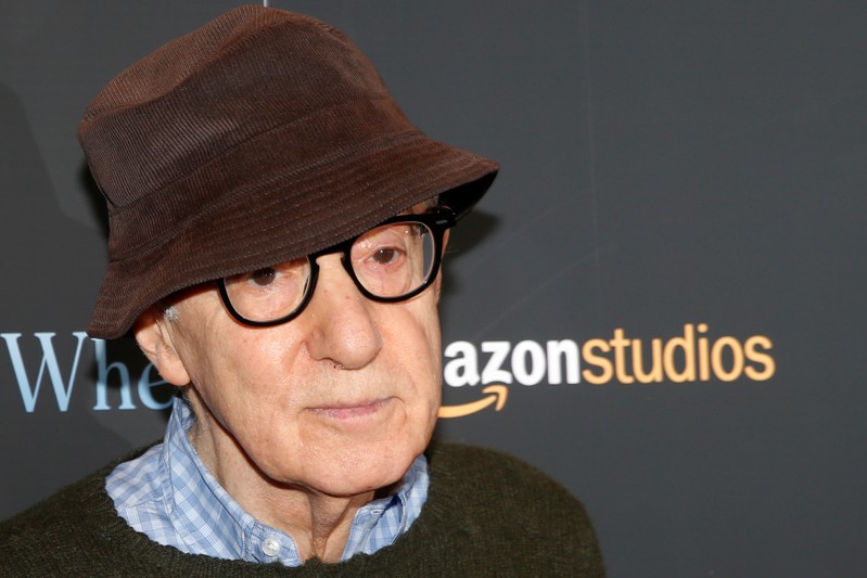 Director Woody Allen arrives for a screening of the film “Wonder Wheel” in New York