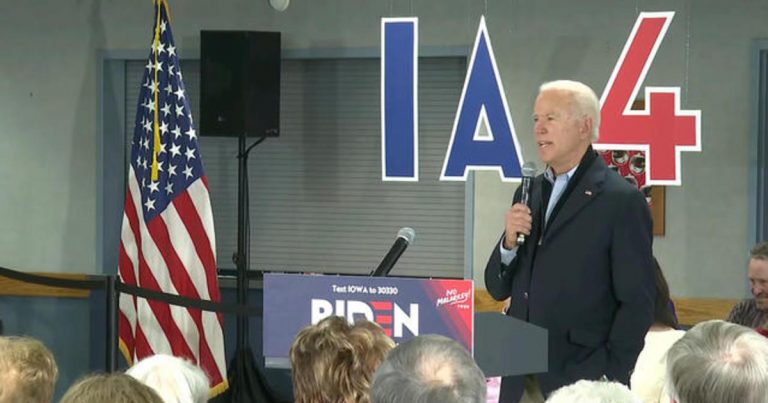 Biden calls voter a “damn liar” in Iowa