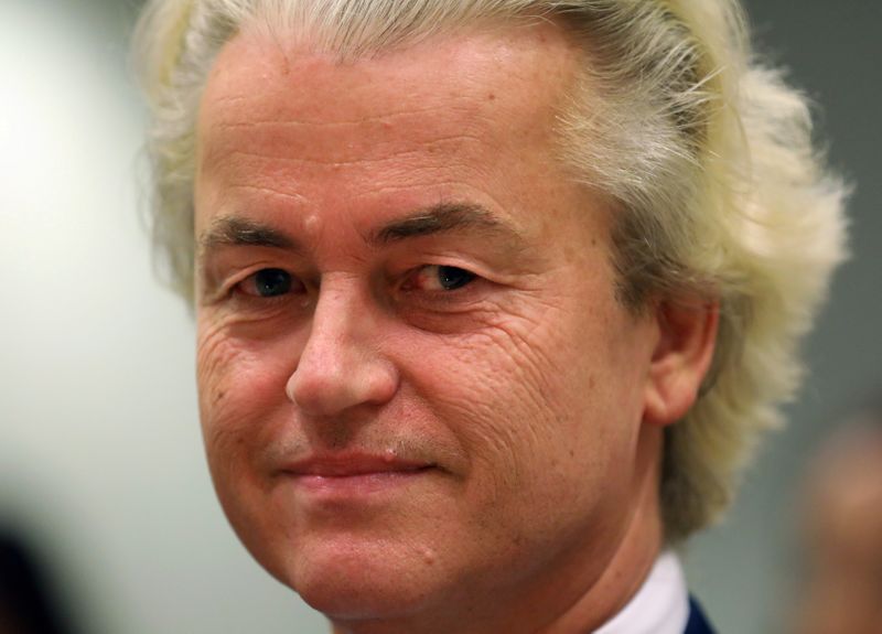 FILE PHOTO: Dutch anti-Islam politician Geert Wilders appears in court in Amsterdam