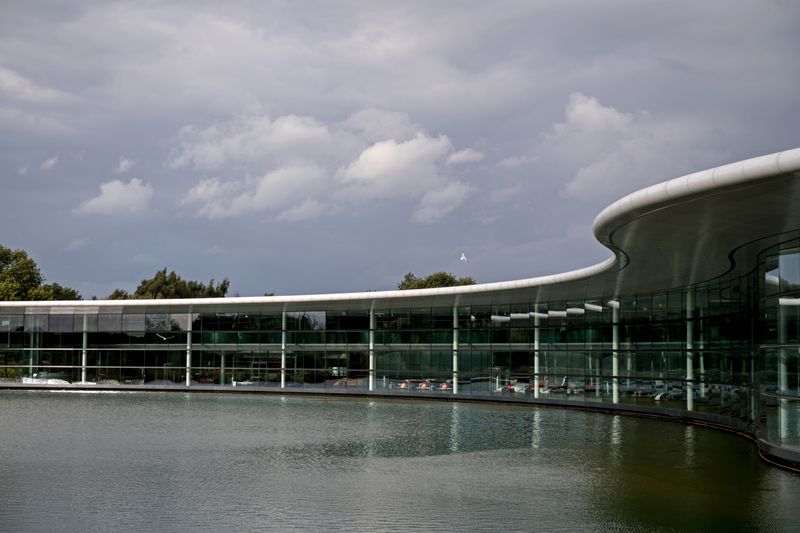 FILE PHOTO: Part of the The McLaren Technology Centre in Woking