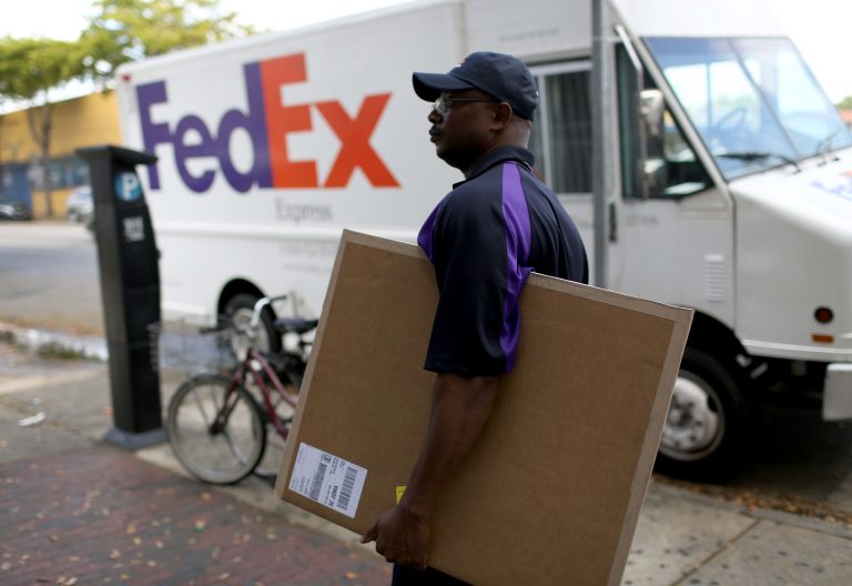 FedEx shares slide after missing earnings expectations, lowering 2020 guidance