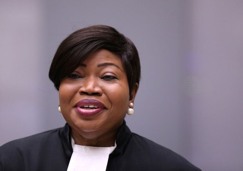 FILE PHOTO: Public Prosecutor Fatou Bensouda attends a trial at the ICC in The Hague