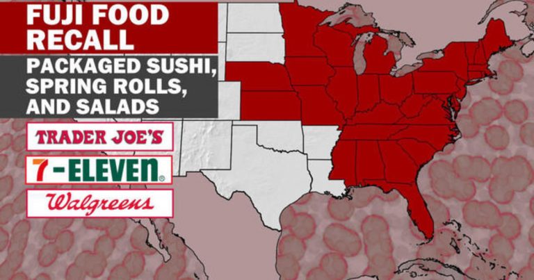 Sushi sold at retailers like Trader Joe’s and 7-Eleven recalled over listeria concerns