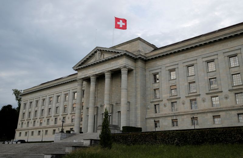 FILE PHOTO: The Swiss Federal Court (Bundesgericht) is pictured in Lausanne