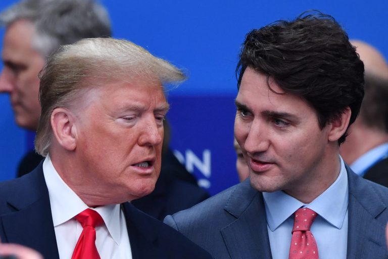 Trump calls Trudeau ‘two-faced’ after video emerges of NATO leaders apparently mocking him