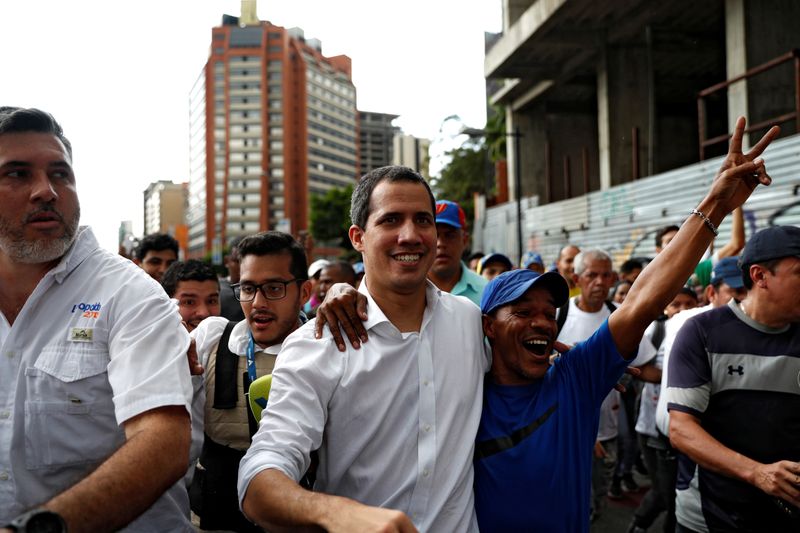 Protest march against Venezuela's President Nicolas Maduro in Caracas