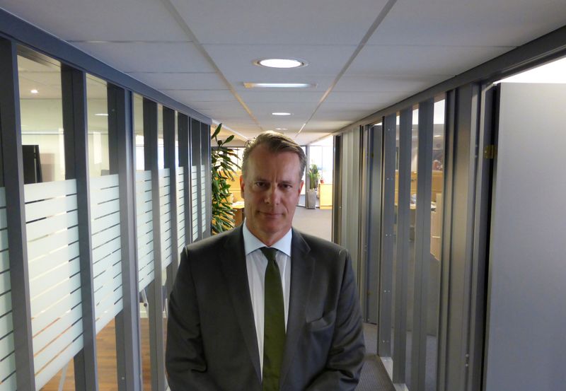 FILE PHOTO: Chairman of the Norwegian sovereign wealth fundÕs council on ethics Andresen poses for a picture in Lysaker