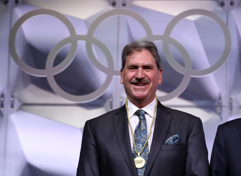 FILE PHOTO: Newly elected IOC member Haggerty attends a the 135th Session in Lausanne