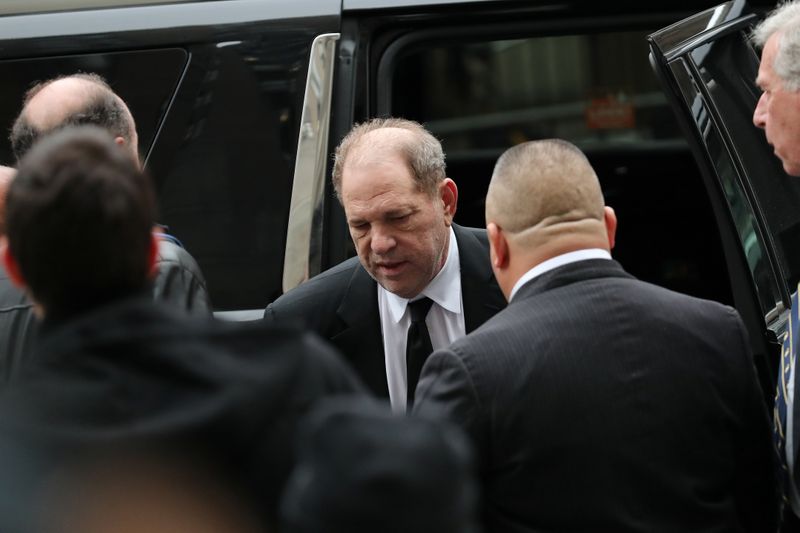Film producer Harvey Weinstein arrives at Criminal Court for first day of sexual assault trial in New York