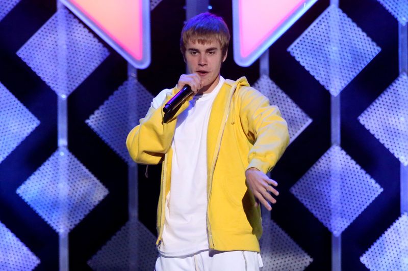 FILE PHOTO: Justin Bieber performs at Z100's Jingle Ball in Manhattan, New York, U.S.