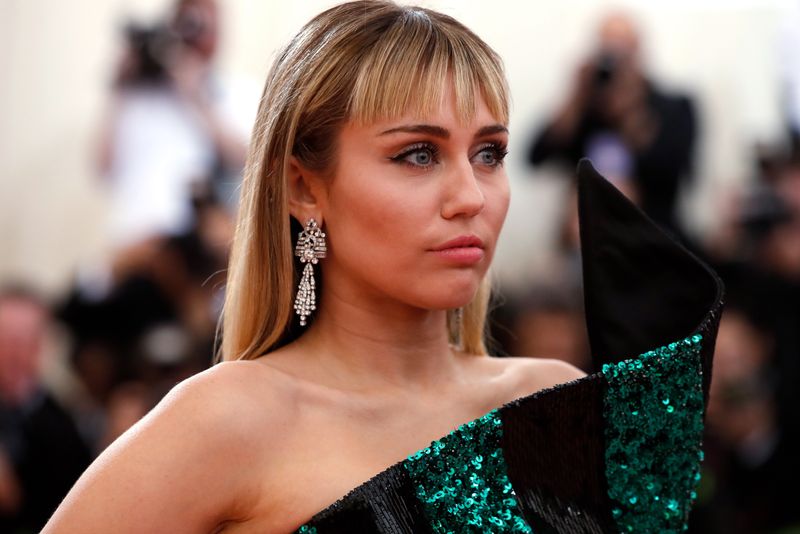 Metropolitan Museum of Art Costume Institute Gala - Met Gala - Camp: Notes on Fashion- Arrivals - New York City, U.S. – May 6, 2019 - Miley Cyrus