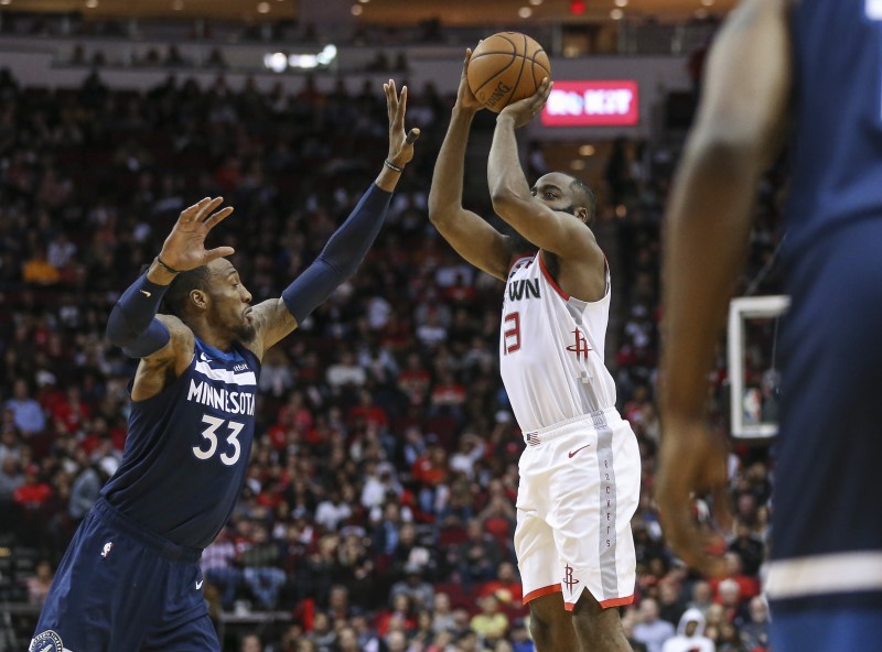 NBA: Minnesota Timberwolves at Houston Rockets