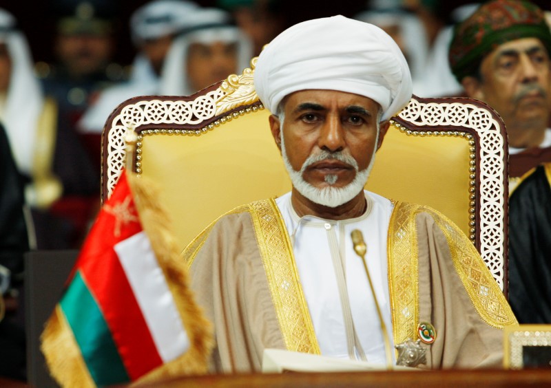 FILE PHOTO: Oman's leader Sultan Qaboos bin Said attends the opening of the Gulf Cooperation Council summit in Doha