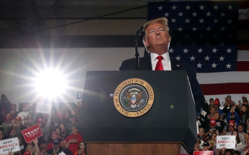 U.S. President Donald Trump campaign rally in Wildwood