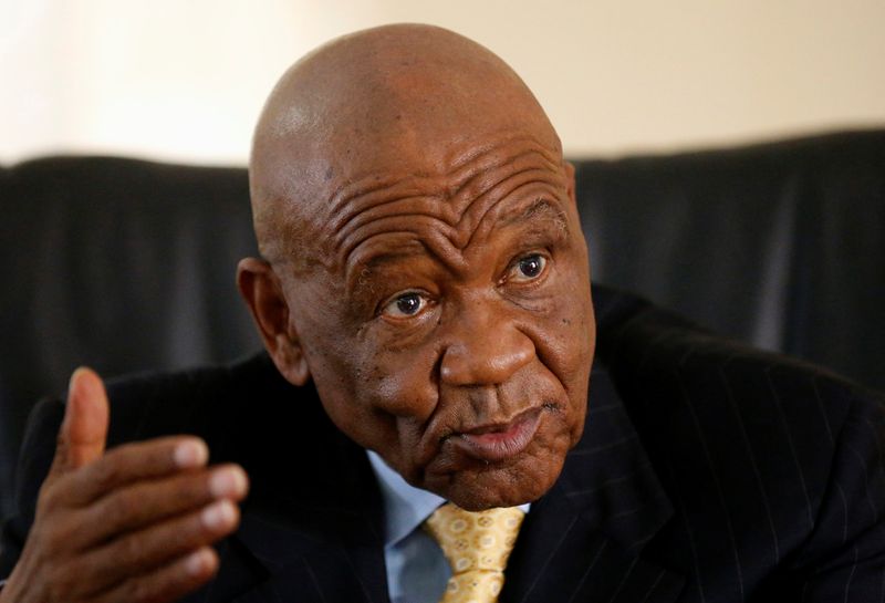 FILE PHOTO: Lesotho's PM Thabane speaks during interview at state house in Maseru