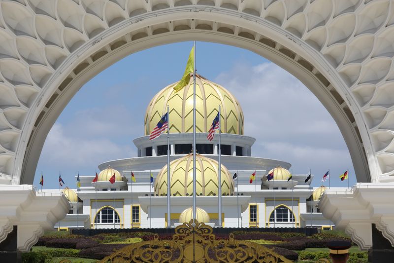 A general view of Malaysia's National Palace in Kuala Lumpur