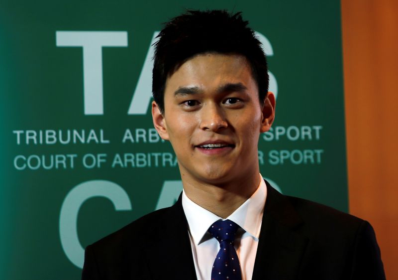 CAS public hearing of WADA appeal against Chinese swimmer Sun Yang and FINA in Montreux