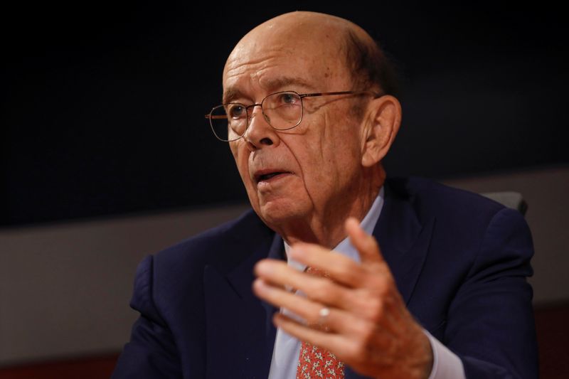 U.S. Secretary of Commerce, Wilbur Ross, speaks during an interview in New York