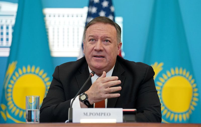 U.S. Secretary of State Mike Pompeo visits Kazakhstan
